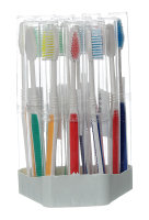 Zahnbürste in Klarsichtbox 12er Pack